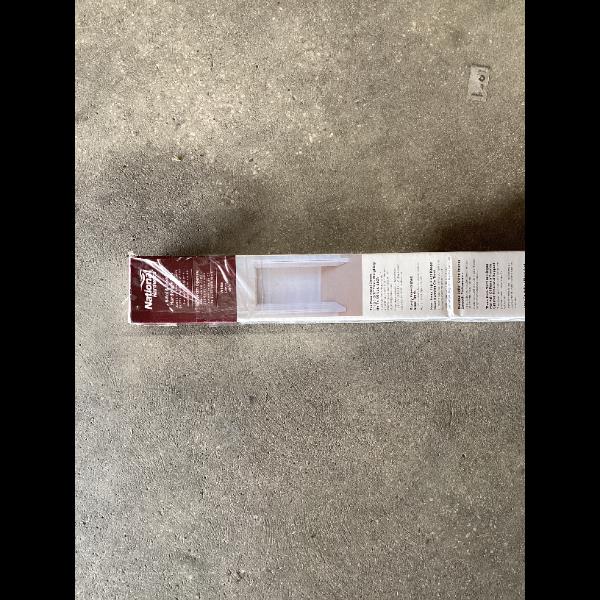 Lot # 1292 National Hardware White Shelving Track $18