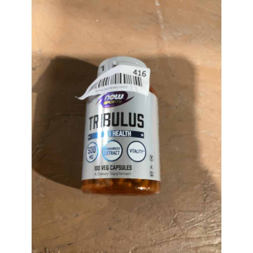 Lot # 416 NOW Foods Standardized Extract Vegan Tribulus Herbal Supplements $9.90