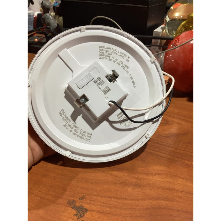 Lot # 1083 White LED Light Fixture - $30.00