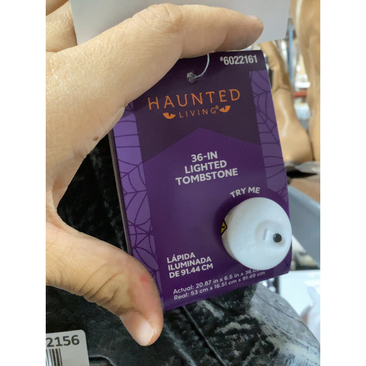 Lot # 2156 Haunted Living Tombstone $40.00