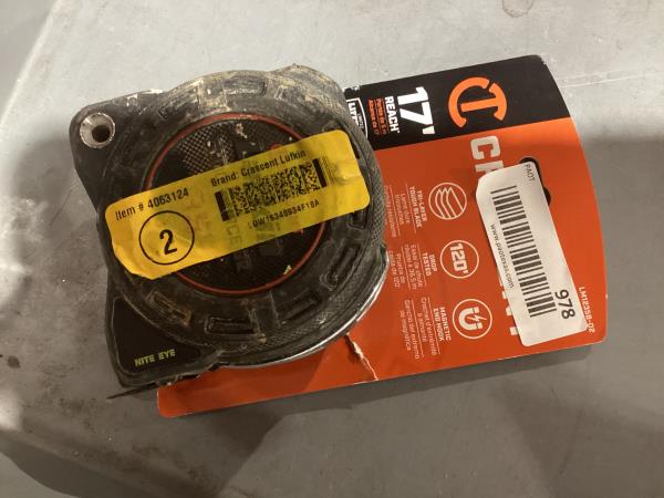 Lot # 978 Crescent Shockforce Tape Measure 1 1/4In X 35 $39