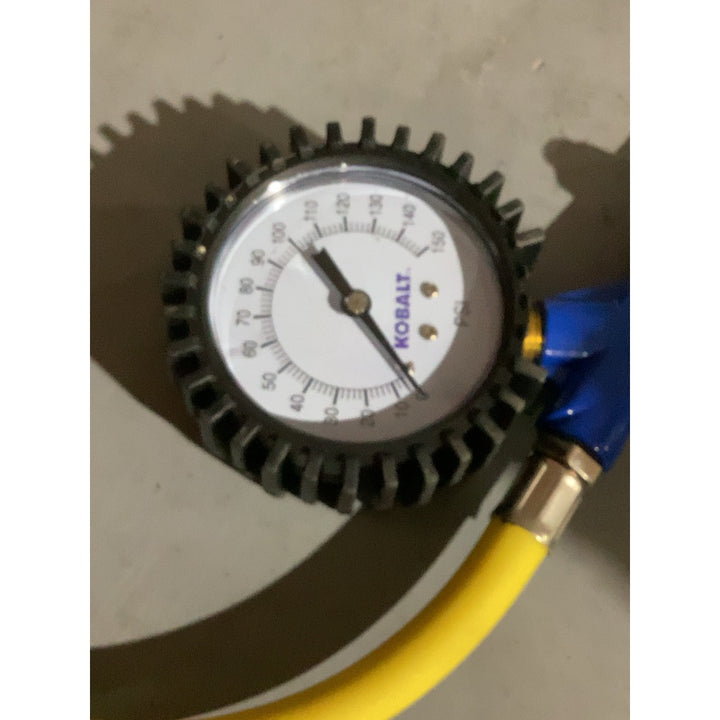 Lot # 833 Kobalt Tire Inflator w Gauge $20.00