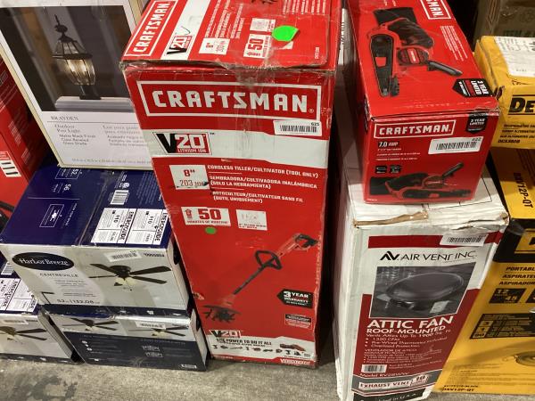 Lot # 621 Craftsman V20 Cordless Tiller/Cultivator
