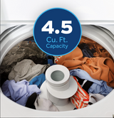 GE 4.5 cu. ft. Capacity Washer with Stainless Steel Basket, Cold Plus and Wash Boost