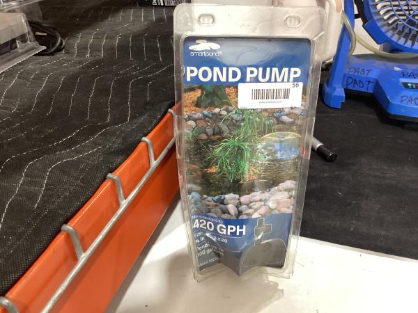 Lot # 56 Smartpond 330 GPH Water Garden Pond Pump $59