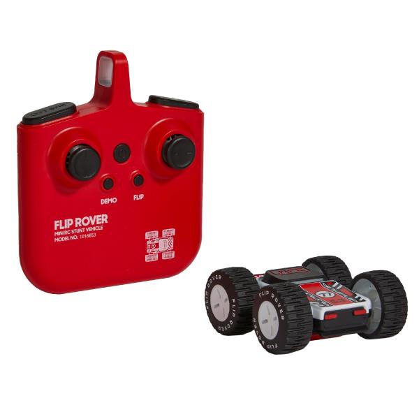 Lot # 1233 Sharper Image® Toy RC X-Treme Flip High-Performance Remote Control Vehicle with Double-Sided Driving, LED Lights, Performs Spins, Flips & Donuts, 3-Pieces, Blue, Age 6+