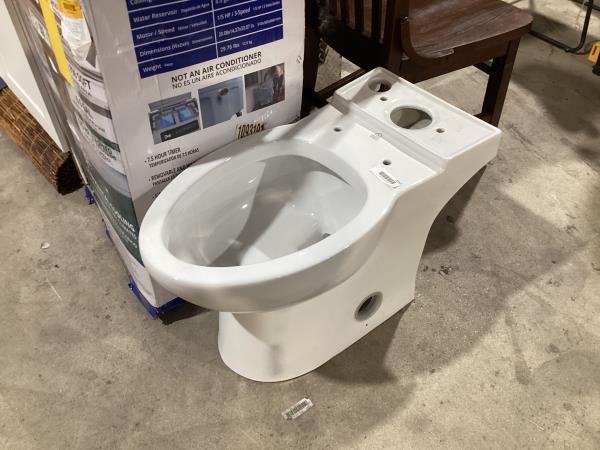 Lot # 2212 Project Source Two-Piece Round Toilet Bowl $200