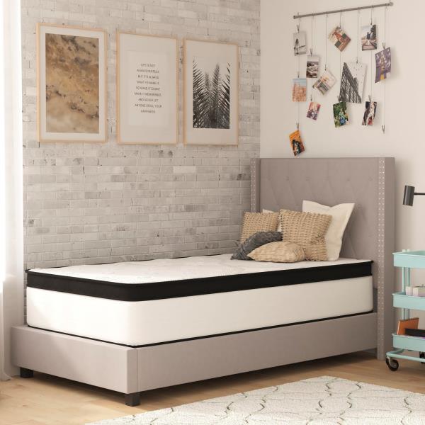 Lot # 2018 Flash Furniture Capri Comfort Twin Mattress $323