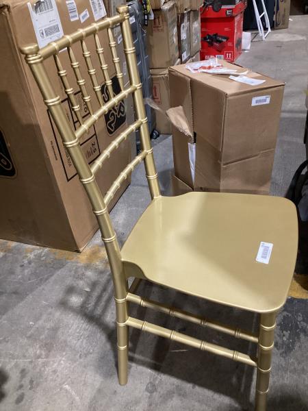 Lot # 1616 Tiffany Gold chair $98