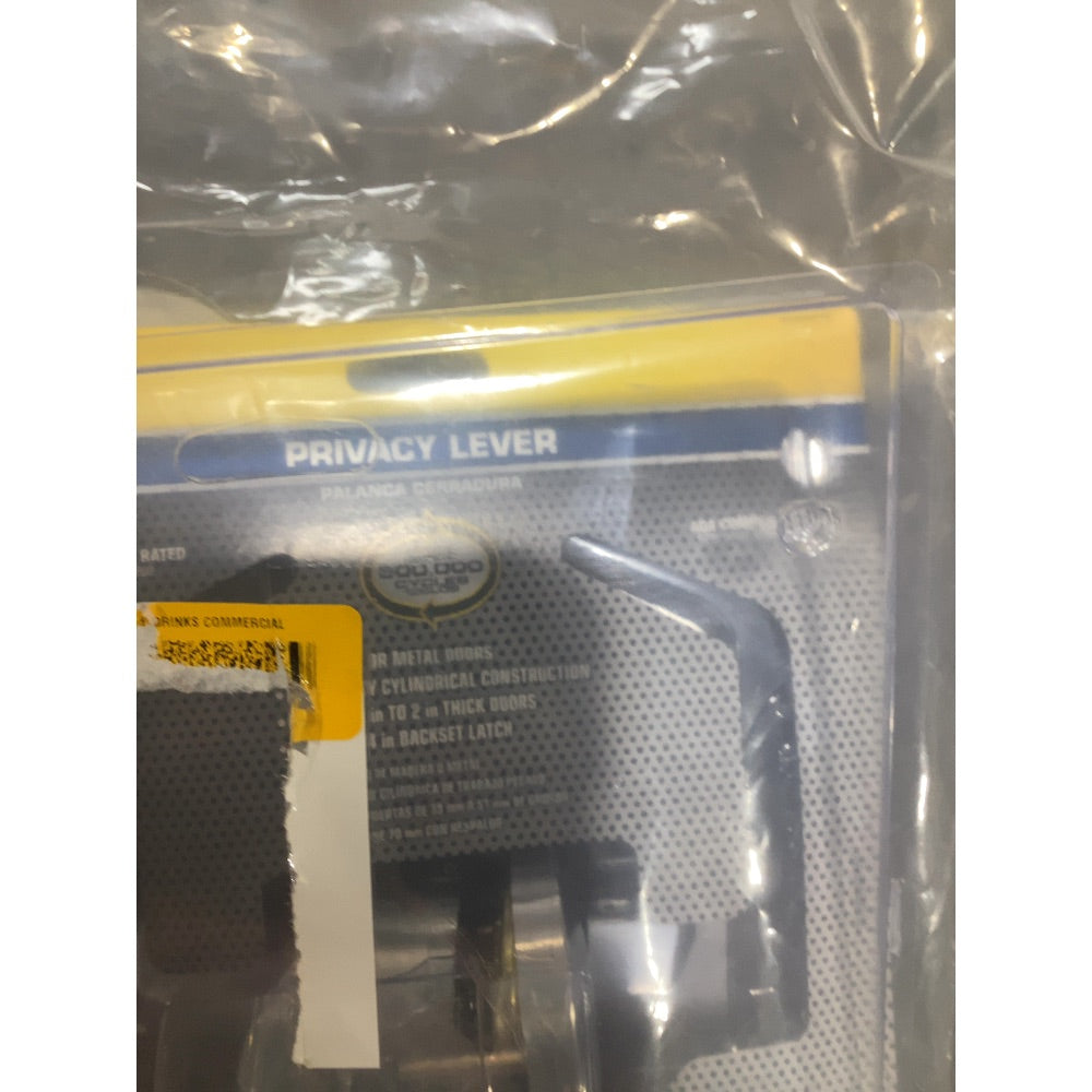 Lot # 1598 Defiant Privacy Lever, Cylindrical Construction