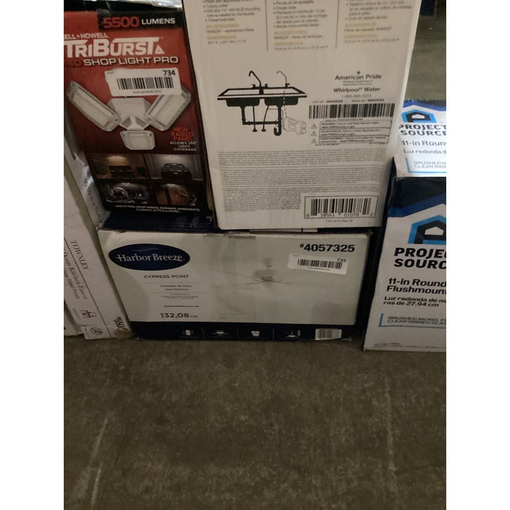 Lot # 735 Harbor Breeze Ceiling Fan $80