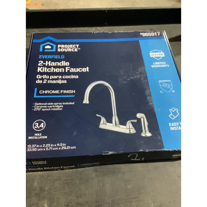 Lot # 1100 Chrome Kitchen Faucet $59