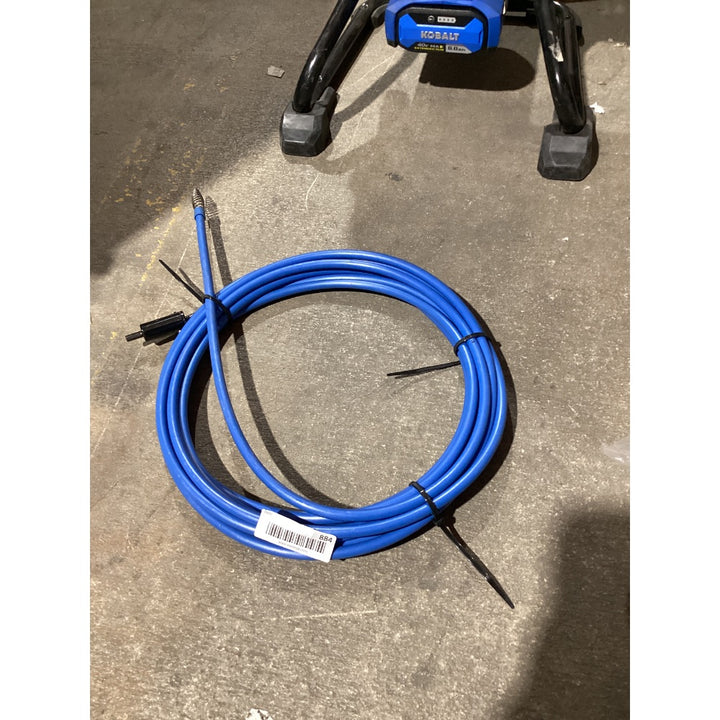 Lot # 884 Plumbing Tool Blue 50ft Drain Cable $55