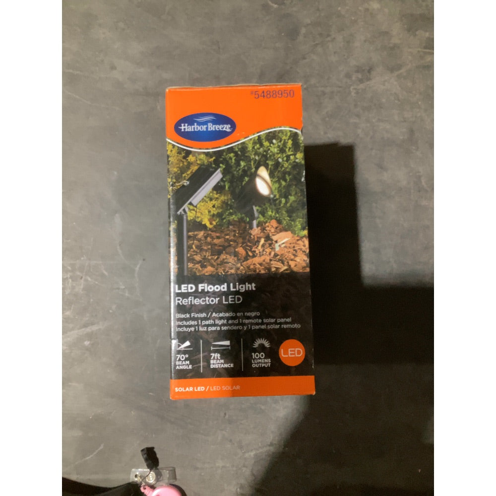 Lot # 1244 Harbor Breeze LED Flood Light $30.00