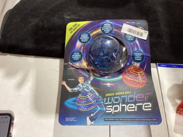 Lot # 57 Wonder Sphere Flying Spinner Ball $30