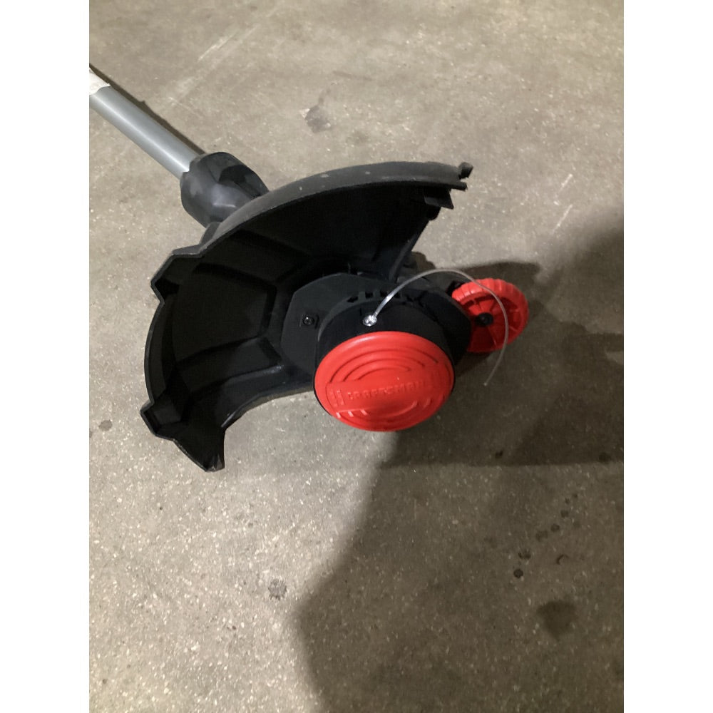 Lot # 1414 CRAFTSMAN CMET4113 Cordless String Trimmer - Red/Black, 9000 RPM Max, 0.0805in Line