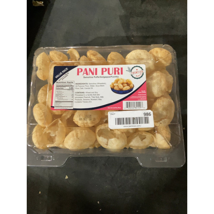 Lot # 986 Frontier Bakery Pani Puri $10.00