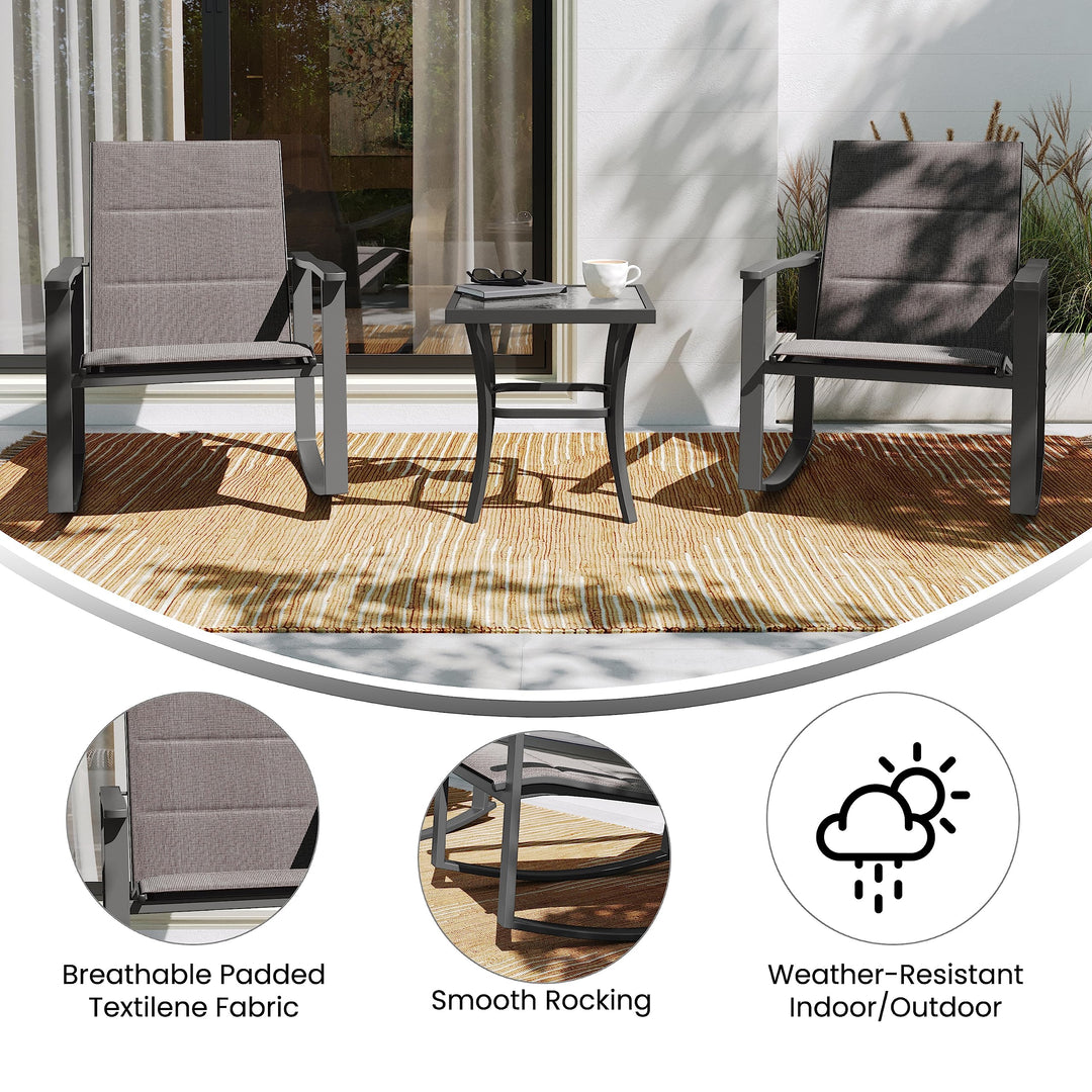 Lot # 1830 Flash Furniture Patio Set $293.94