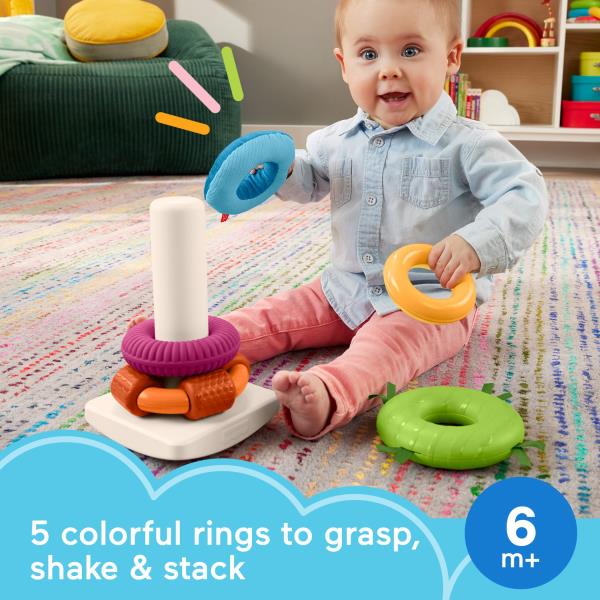 Lot # 951 Fisher-Price Baby Toy Sensory Rock-a-Stack