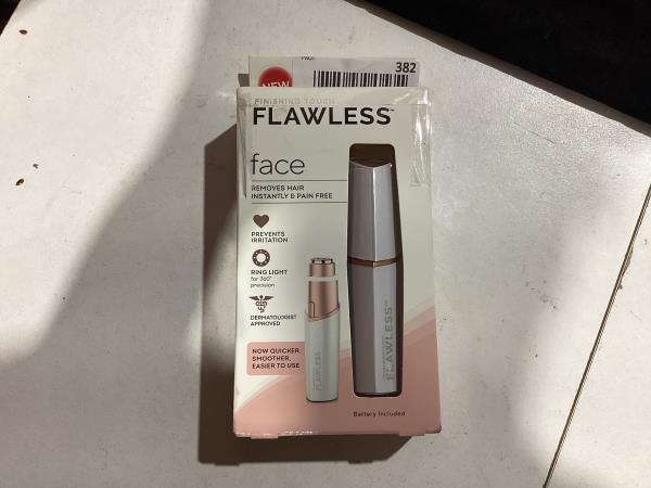 Lot # 382 Finishing Touch Flawless Women's Painless Hair Remover , White/Rose Gold