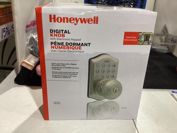 Lot # 597 Honeywell Electronic Entry Knob $96