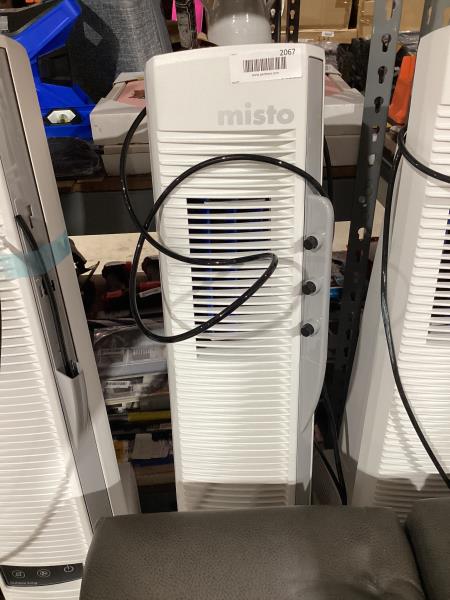 Lot # 2067 Lasko Misto Outdoor Misting Tower Fan $125