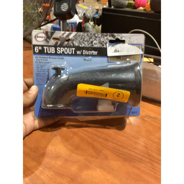 Lot # 1187 Danco 6 Tub Spout w Diverter Model 10317 $28.00