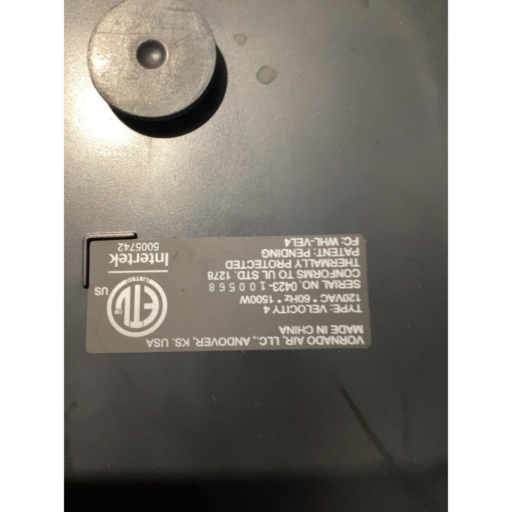 Lot # 1887 Vornado Heater $40.00