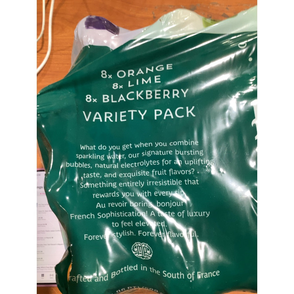 Lot # 406 Maison Perrier Sparkling Water Variety Pack $16.00