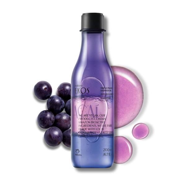 Lot # 485 Ekos Açaí Triple Phase Shower Oil 200ml $28