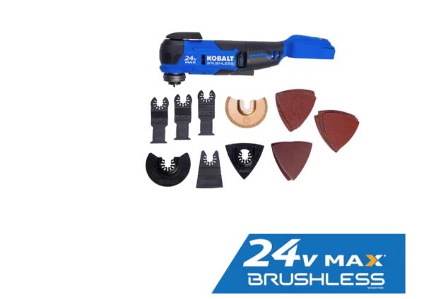 Lot # 1126 Kobalt Cordless Brushless 24-v Oscillating tool$99