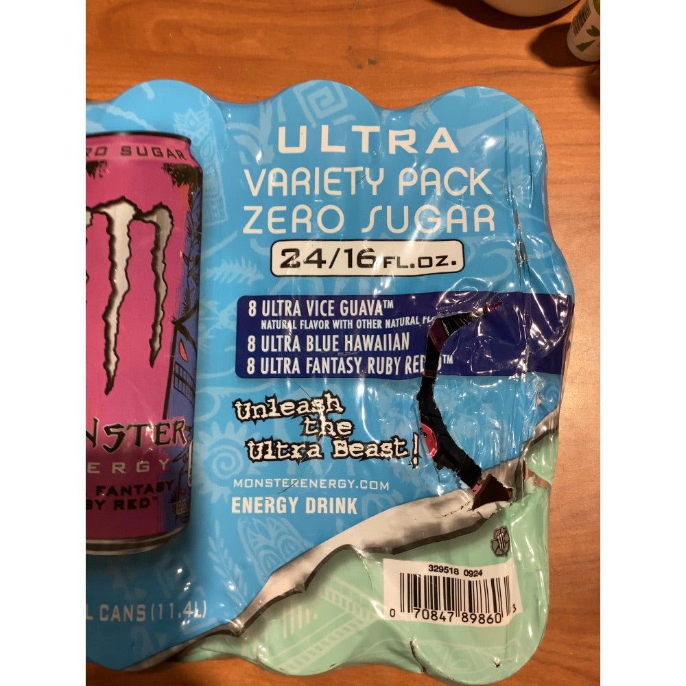 Lot # 782 Monster Ultra Variety Pack Energy Drinks $35.00