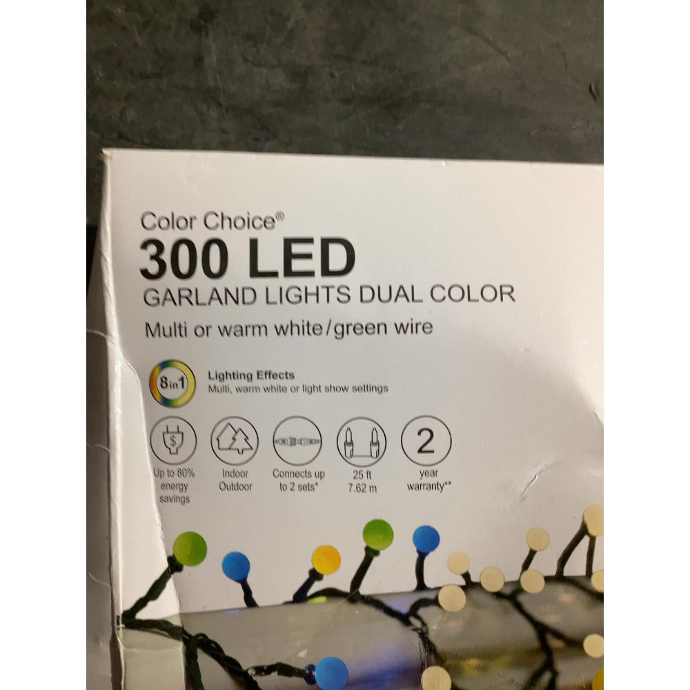 Lot # 912 GE LED Garland Lights $38
