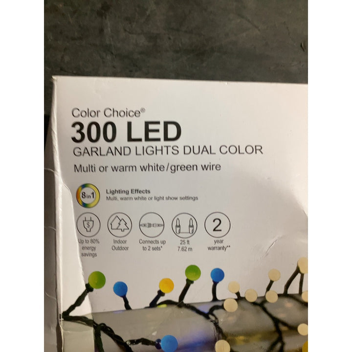 Lot # 912 GE LED Garland Lights $38