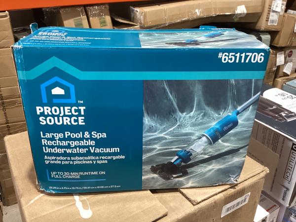 Lot # 269 Project Source 11-in Handheld Pool Vacuum $139