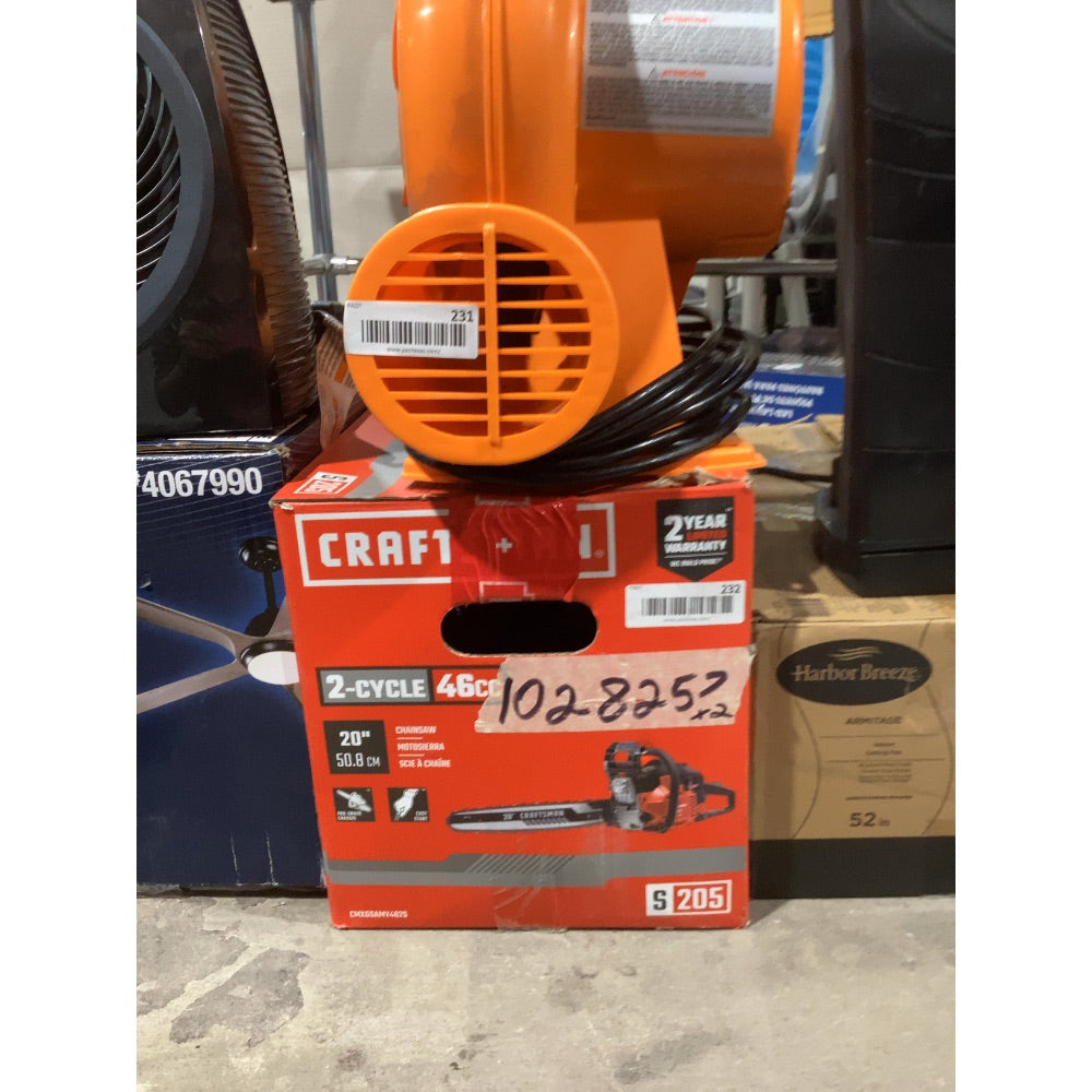 Lot # 232 Craftsman Chainsaw $240.65