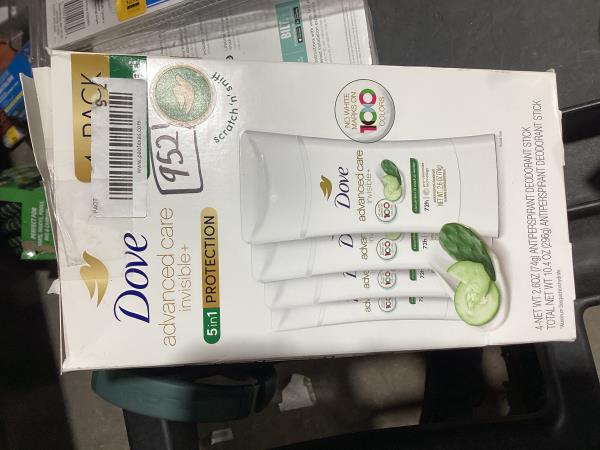 Lot # 952 Dove Advanced Care Invisible+ Deodorant