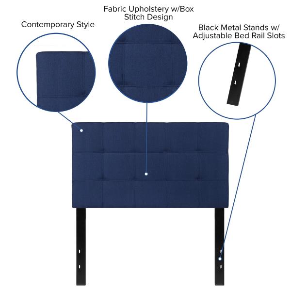 Lot # 1555 Flash Furniture Upholstered Twin Headboard $122