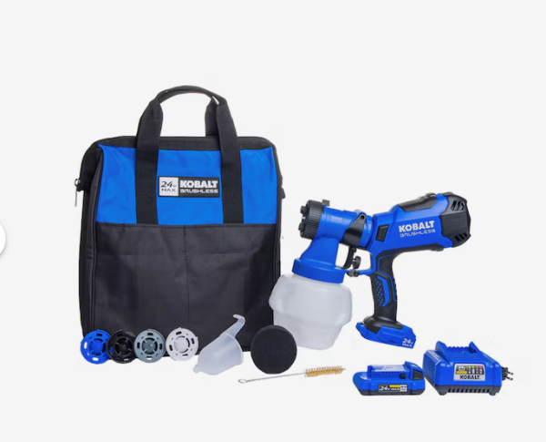 Lot # 1507 Kobalt Cordless Battery Handheld PaintSprayer $200