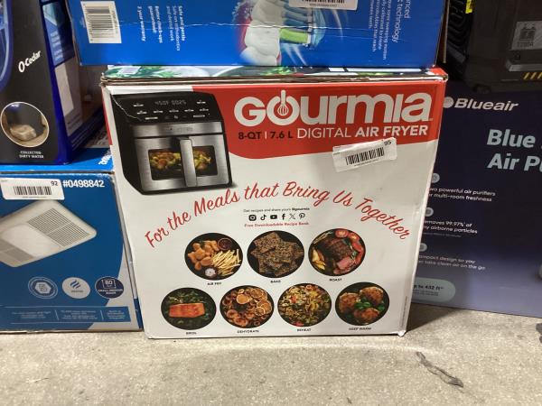 Lot # 95 Gourmia 8Qt Digital Air Fryer Window & Light $49