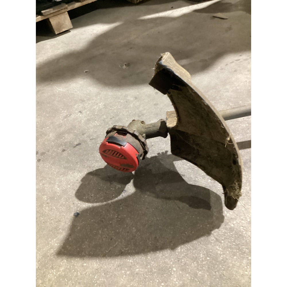 Lot # 1436 Ryobi Gas Straight Shaft String Trimmer - 2-Cycle Engine, Trimmer Head, D-Handle, Red and Black