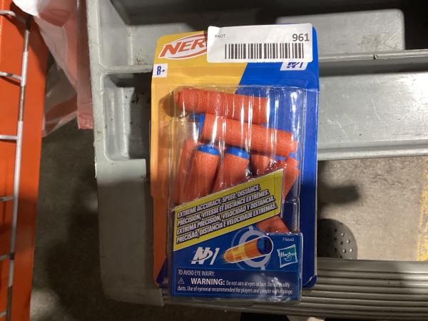Lot # 961 Nerf N Series N1 Darts, Includes 20 Refill Darts, Compatible Only with Nerf N Series Blasters, Outdoor Games, Ages 8+