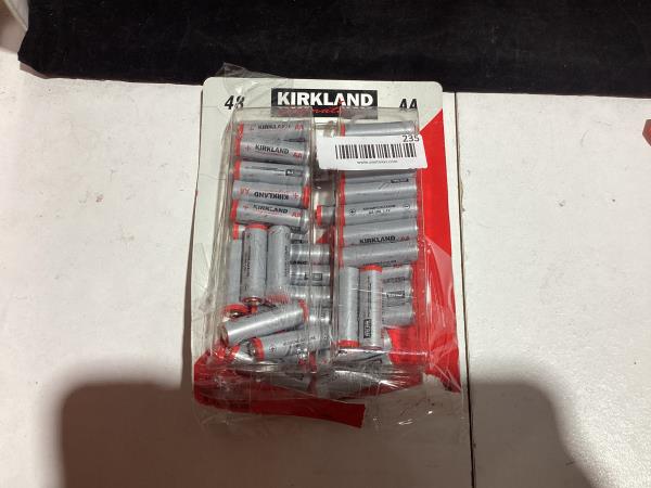 Lot # 235 Kirkland Signature Alkaline AA Plus Batteries $27