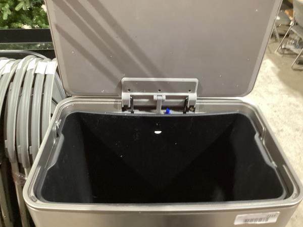 Lot # 2223 Kohler Rectangular Trash Can, Stainless Steel $95