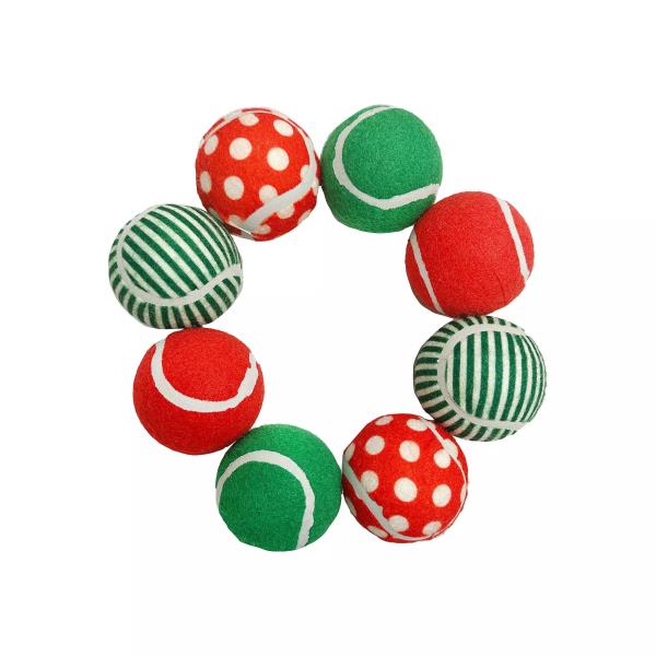 Lot # 578 Woof 8-pc. Ball Set in Wreath Box, Multi