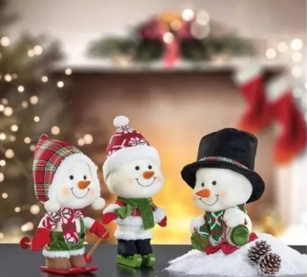 Lot # 2054 Holiday Décor Christmas Snowman Figurines $35