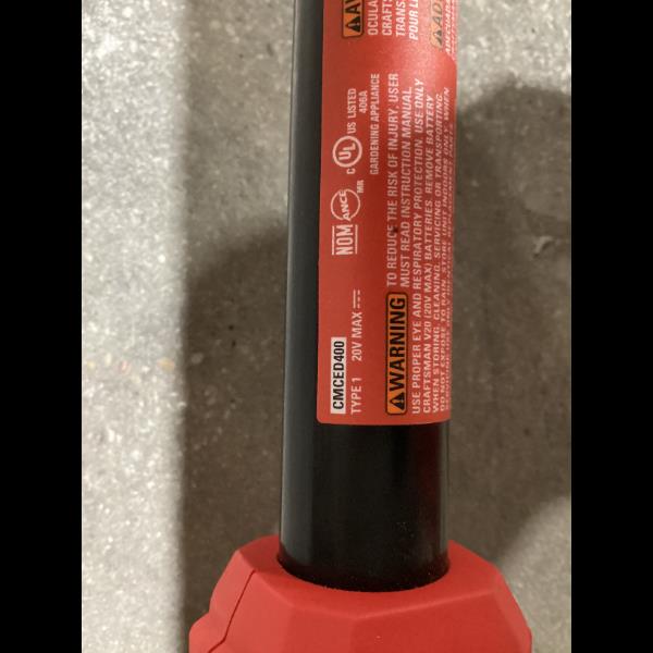 Lot # 1429 CRAFTSMAN Cordless String Trimmer $95
