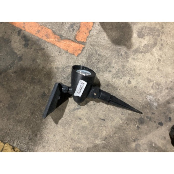 Lot # 655 Black Solar Garden Spotlight - $20