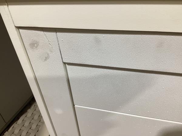 Lot # 2222 allen+roth 30in White Sink Bathroom Vanity $499