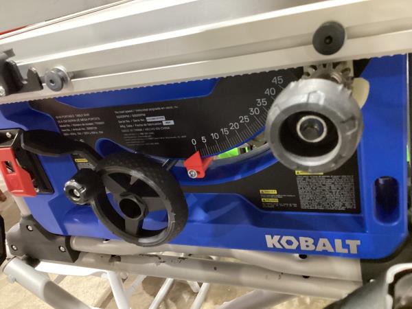 Lot # 2087 Kobalt Volt Portable Jobsite Table Saw $419